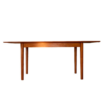 Danish Teak Mid Century Dining Table