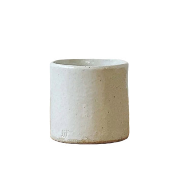 Handmade Ceramic White Tumbler