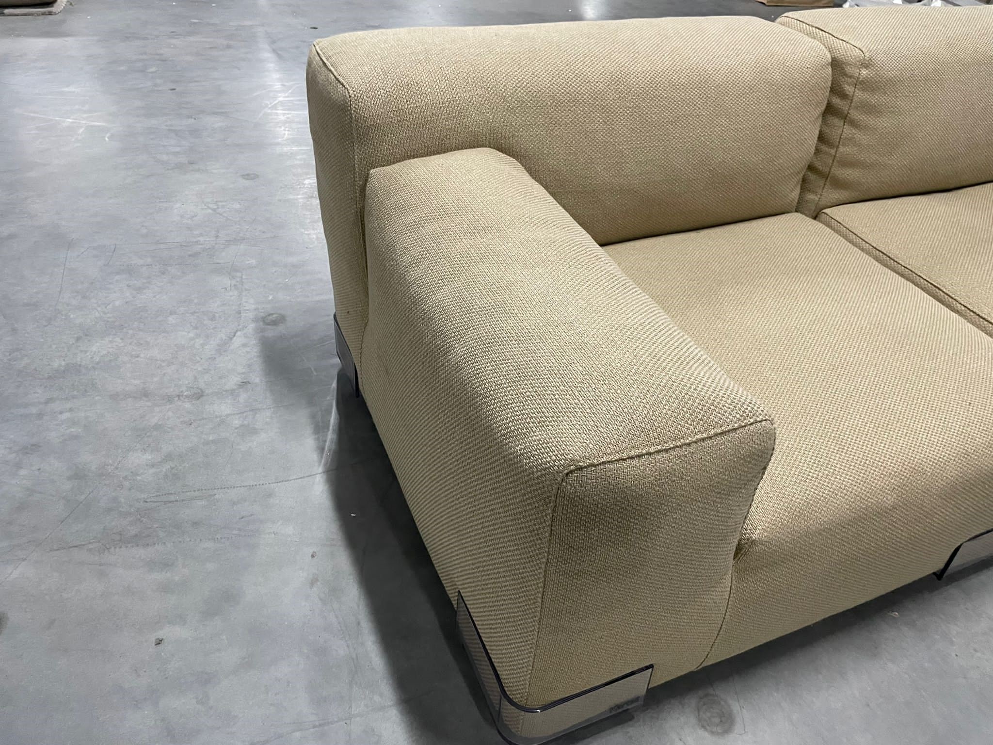 Kartell Plastics Duo Poltrona Sx – Design Piero Lissoni, Grigio, Prodotta In Italia
