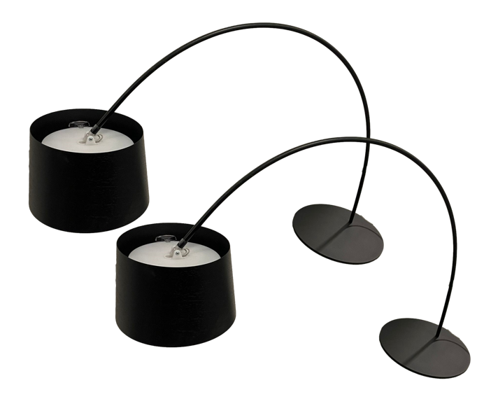 Pair of Black Twiggy TABLE Lamps