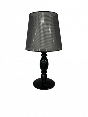 Clasica 10 Table Lamp Black With Black Shade