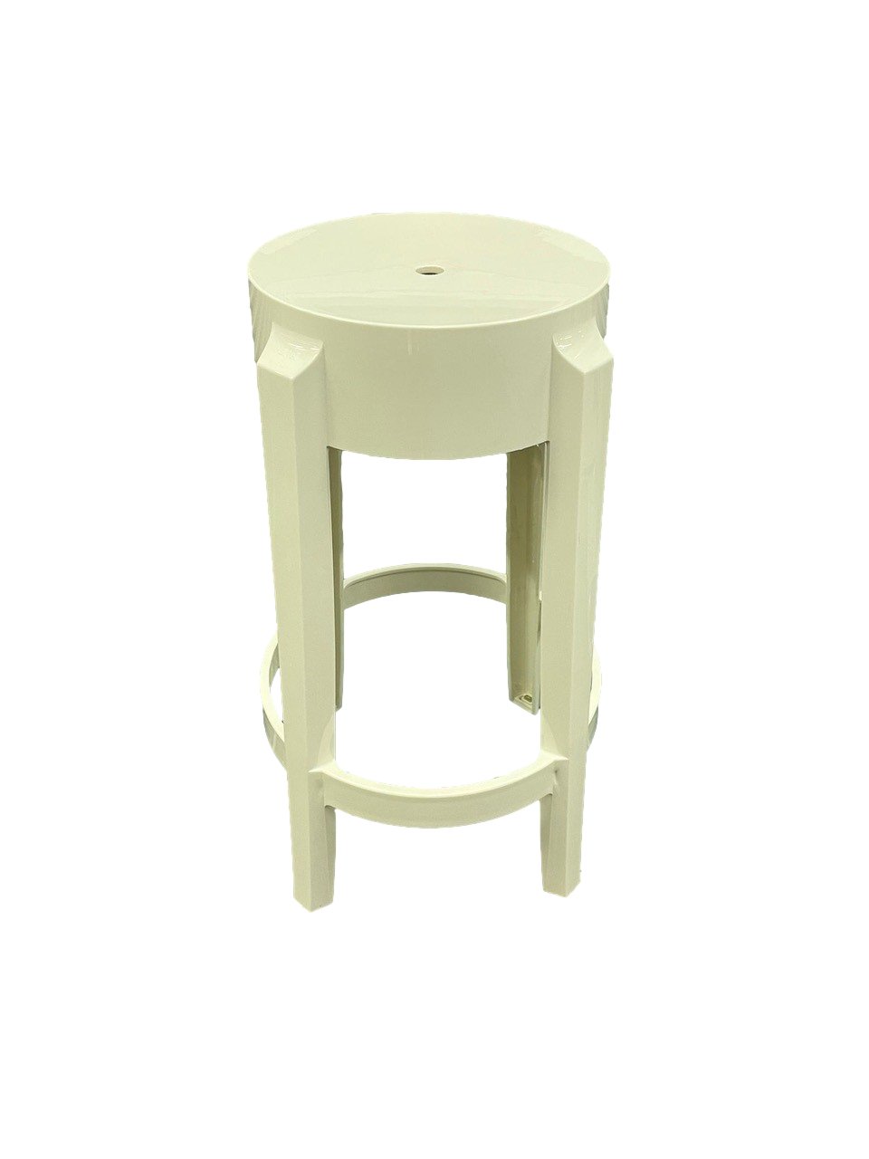 Charles Ghost Stool White