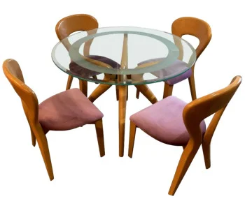 1980s Italian Sculptural Dining Suite