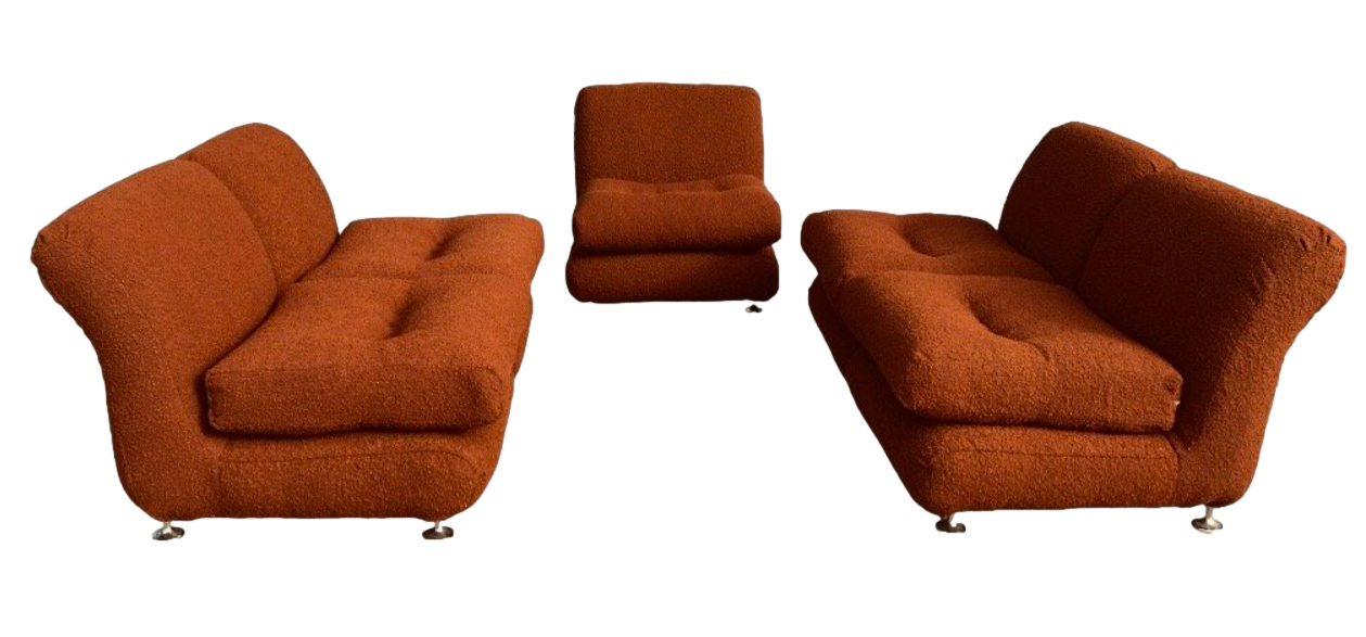 Italian Five Piece Modular Sofa