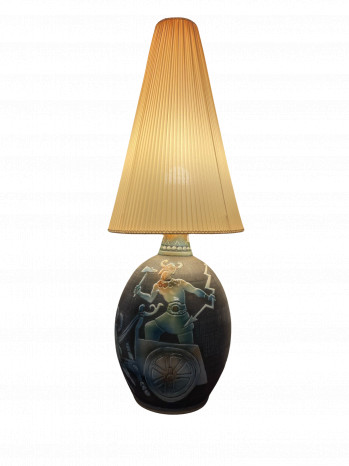 Swedish Mid Century Table Lamp by Marian Zawadzki
