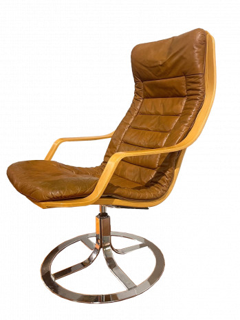 Mid Century Swivel Chair by Christer Nilsson