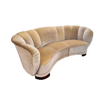 Swedish Curved Sofa