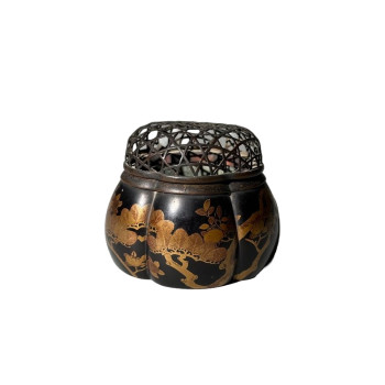 Lacquer Melon Form Censer Koro