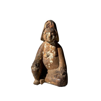Sculpture of a Long Haired Shinto Goddess