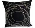 Indigo and Cream Felt Nimboo Cushion