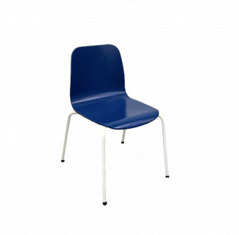 Tiller Slim Stacking Chair Blue