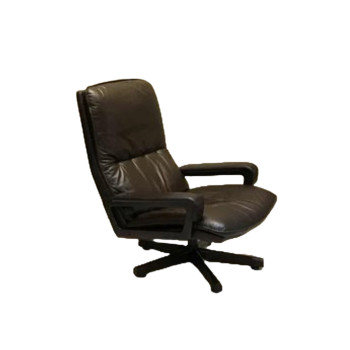 20th Century Leather Swivel Chairs