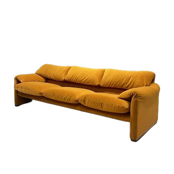 Maralunga Three Seater Sofa by Vico Magistretti