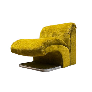 Giovanni Offredi Italian Lounge Chair