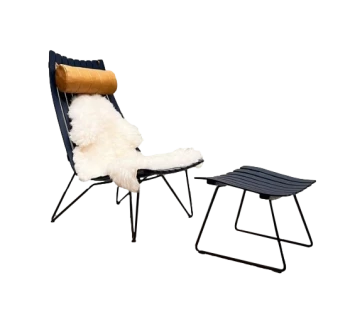 Scandia Senior Bolt Chair And Footstool