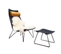 Scandia Senior Bolt Chair And Footstool