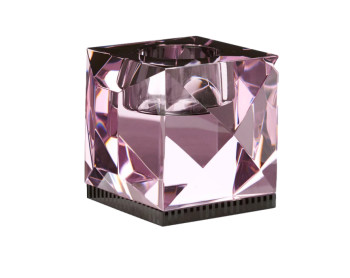 Ophelia Square T Light Crystal Candle Holder