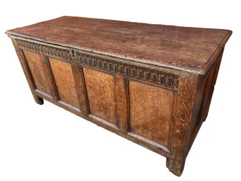 17th Century English Oak Coffer