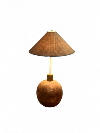 Terracotta Floor or Table Lamp by Ceramica Impruneta