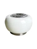 Opaline Glass and Chrome table Lamp