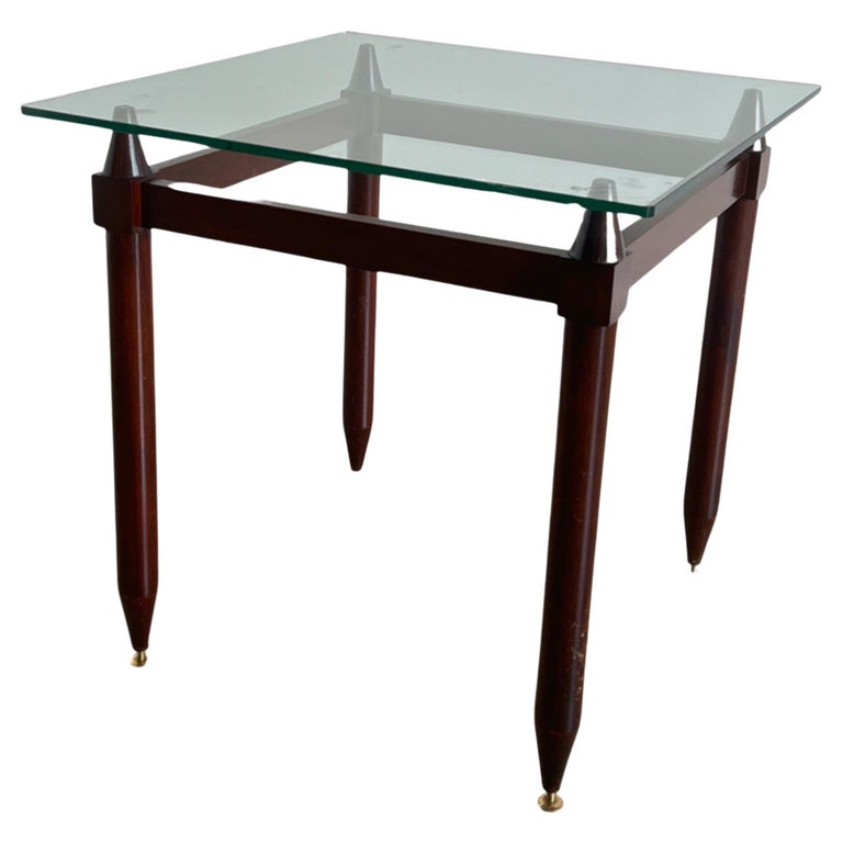 Italian Square Glass Table