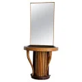 Italian Mirror Timber Console by Osvaldo Borsani 1950