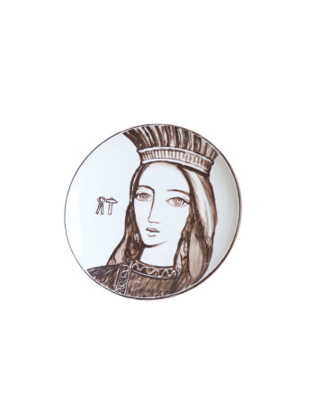 Modern Oe Europe Ceramiche Decorative Hand Painted Plate