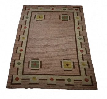 Flat Weave Carpet Signed ES