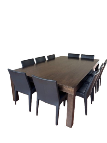 Lowe Dining Table with Ten Potocco Dining Chairs