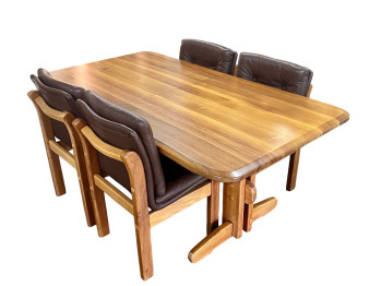 Australian Dining Table and Chairs by P & E Defeene