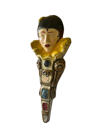 Pierrot Clown Wall Sculpture