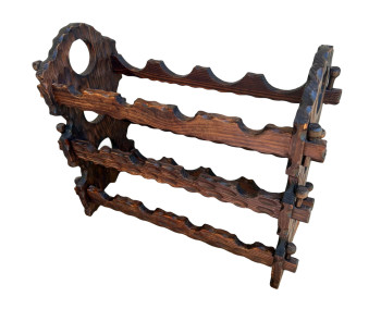 Cedar Wine Bottle Rack