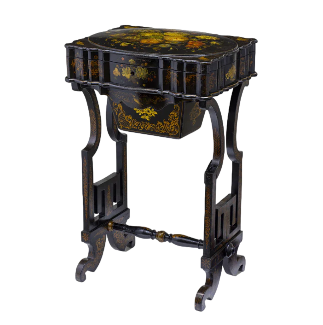 Papier Mache Vanity Table