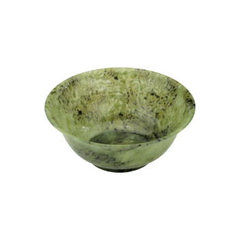 Carved Nephrite Jade Bowl