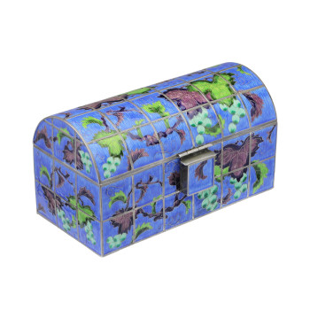 Korean Pure Silver Cloisonne Chest
