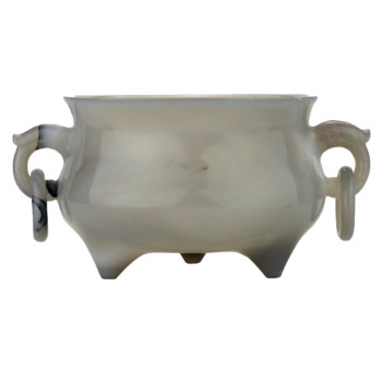 Carved Agate Bowl