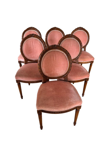 Set of Eight Dining Chairs