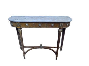 Marble Top Console Table