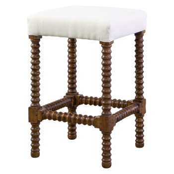 Spanish Style Bobbin Reel Barstool