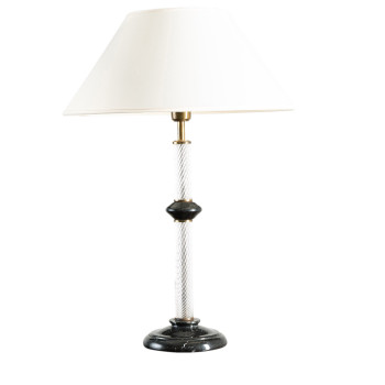 Marble And Murano table Lamp