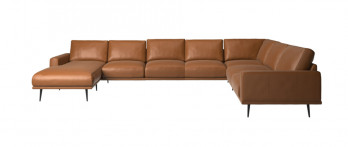 Carlton Corner Leather Modular Sofa