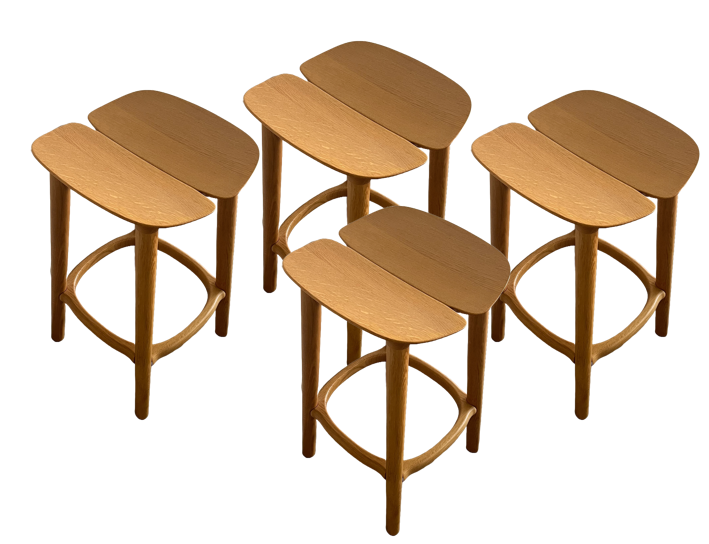 Osso Stool, Set of 4
