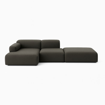 Connect Modular Sofa and Ottoman
