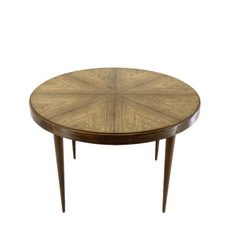 Brazilian Rosewood Extension Dining Table By Giuseppe Scapinelli