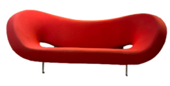Red Victoria And Albert Sofa By Ron Arad