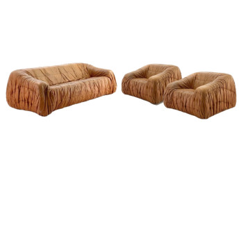 Piumino 3 Piece Sofa Set By De Pas Durbino And Lomazzi