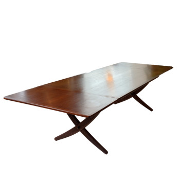 Drop Leaf Extension Dining Table Model AT 314 by Hans Wegner