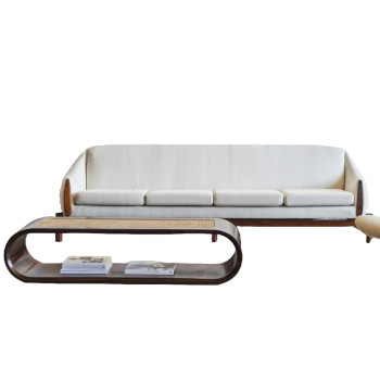 Four Seat Sofa By Liceu De Artes E Oficios