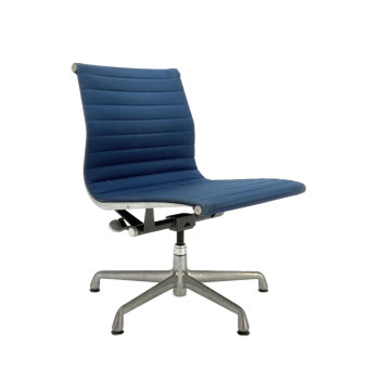Blue Eames Aluminium Group Office Chair