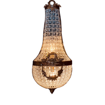 Empire Style Basket Wall Sconce II